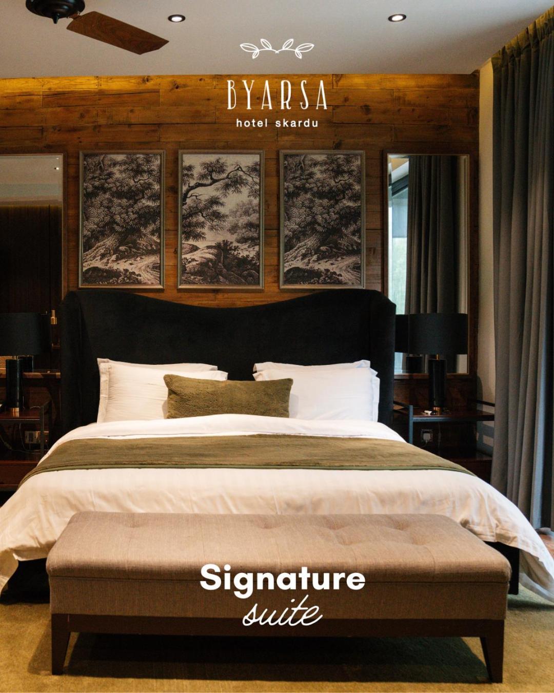 Byarsa Hotel Skardu Ponedas ภายนอก รูปภาพ